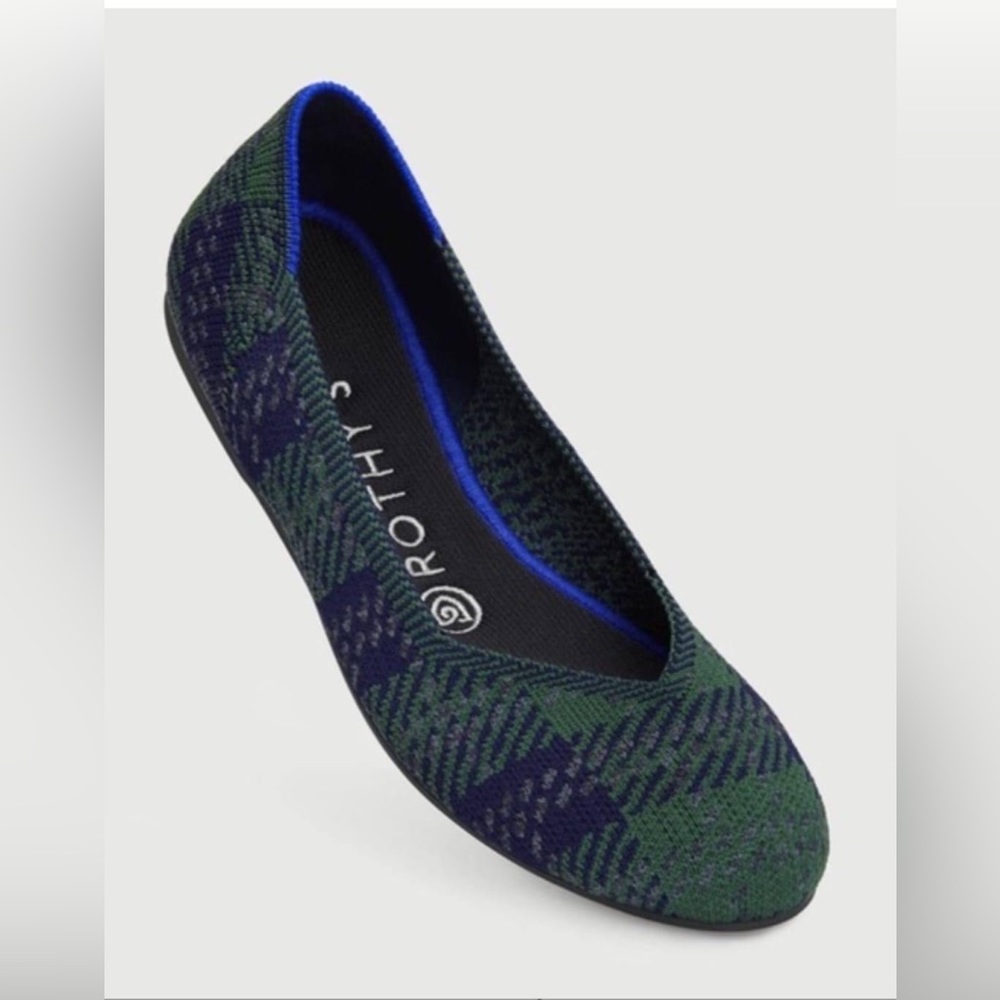 Rothy’s Flats - Forest Tartan - Size 7.5